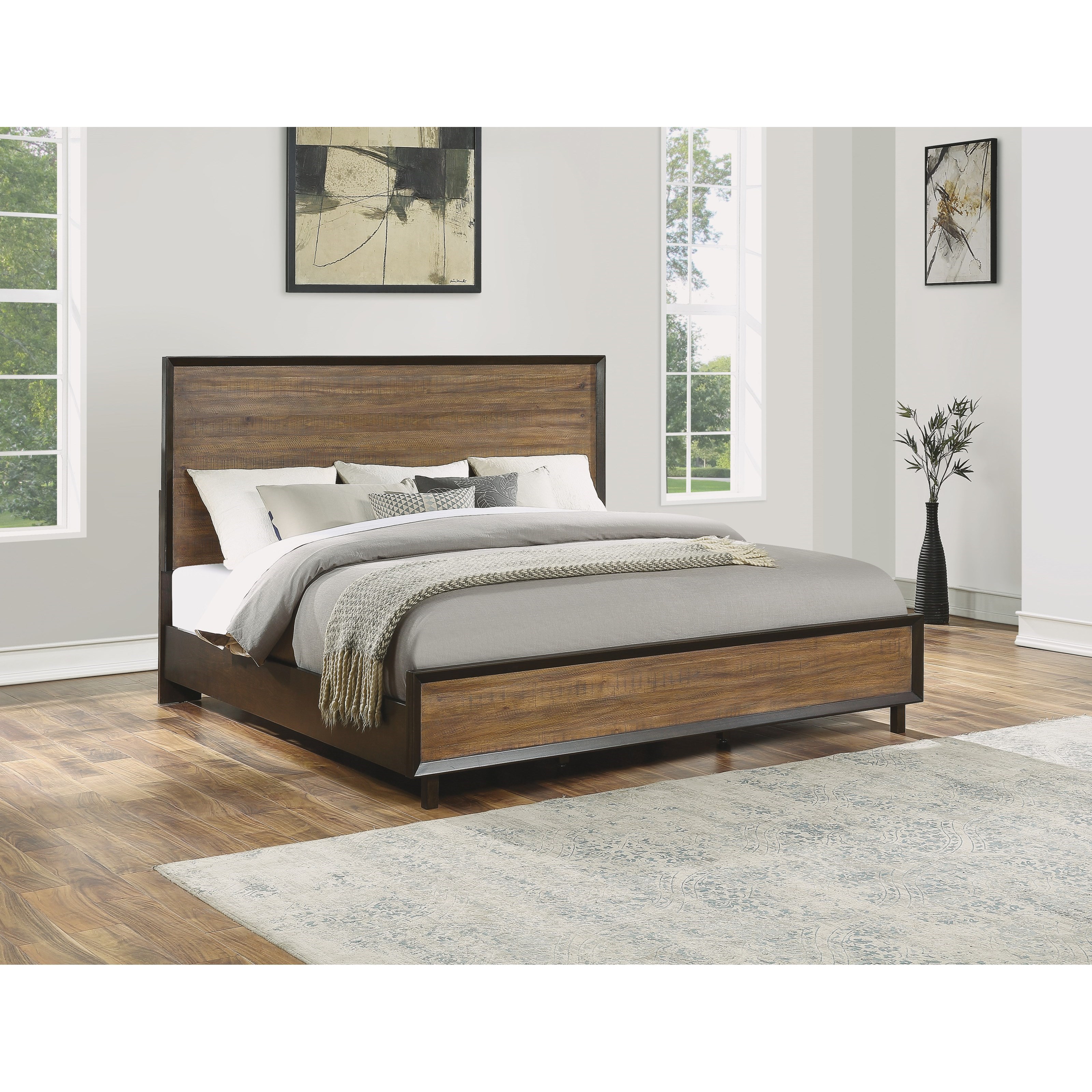 Flexsteel Casegoods Alpine W108391K Contemporary King Platform Bed